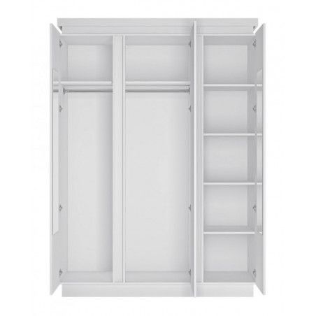  Szafy MEBLE WÓJCIK LYON BIAŁY SZAFA 3D LYOS102 Meble Wójcik - 2