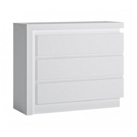  Komody MEBLE WÓJCIK LYON BIAŁY KOMODA 4S LYOK04 Meble Wójcik - 1