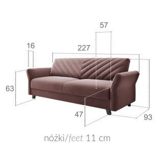  Kanapy COMFORTEO WERSALKA ARONA Comforteo - 4