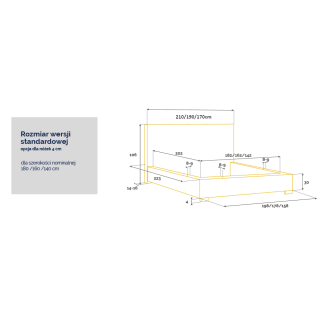  Łóżka COMFORTEO ŁÓŻKO PARMA Comforteo - 1