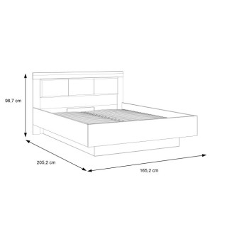  Meble Forte DALATE Meble Forte Stelaż łóżka z podnoszonym wkładem Meble Forte - 4