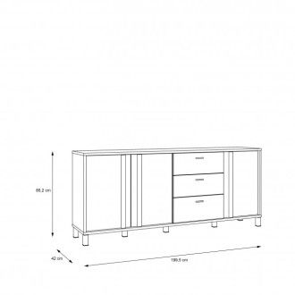  Meble Forte HAYATO Meble Forte Komoda L Meble Forte - 4