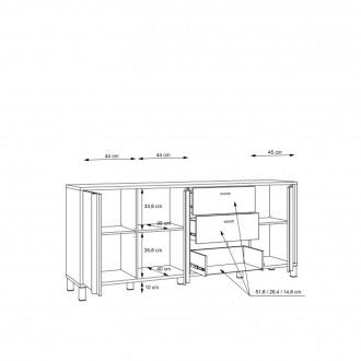  Meble Forte HAYATO Meble Forte Komoda L Meble Forte - 5