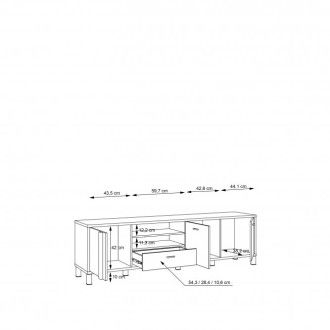  Meble Forte HAYATO Meble Forte Szafka RTV Meble Forte - 5