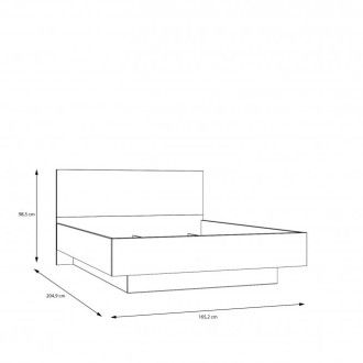  Meble Forte LENYBELARDO Meble Forte Stelaż łóżka z podnoszonym wkładem Meble Forte - 4