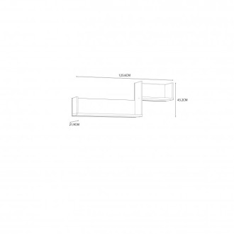  Meble Forte ORIENTAL TREE Meble Forte Półka Meble Forte - 3