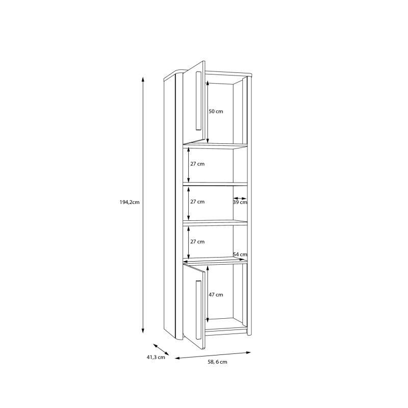  Meble Forte SURFINIO Meble Forte Regał Meble Forte - 5