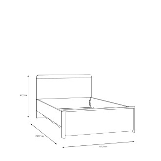  Meble Forte SURFINIO Meble Forte Łóżko Meble Forte - 3