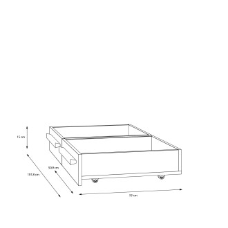  Meble Forte SURFINIO Meble Forte Szuflada do łóżka Meble Forte - 3