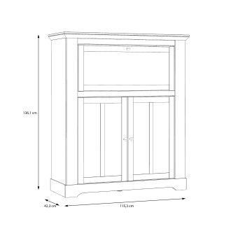  Meble Forte ILOPPA Meble Forte Komoda z barkiem Meble Forte - 4
