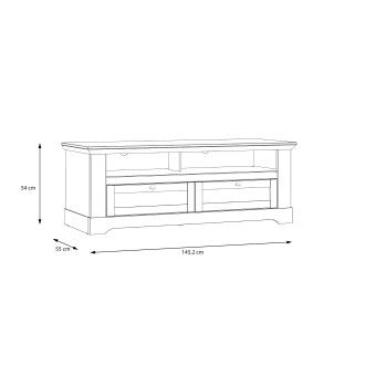  Meble Forte ILOPPA Meble Forte Szafka RTV Meble Forte - 4