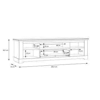  Meble Forte ILOPPA Meble Forte Szafka RTV Meble Forte - 5