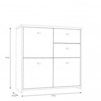  Komody Meble Forte Komoda BEST CHEST SQNK223-C804 Meble Forte - 4