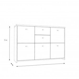  Komody Meble Forte Komoda BEST CHEST SQNK233-C804 Meble Forte - 4