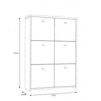  Komody Meble Forte Komoda BEST CHEST SQNK321-C804 Meble Forte - 4