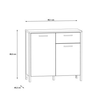  Komody Meble Forte Komoda KUSK223 Meble Forte - 4