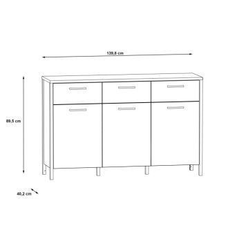  Komody Meble Forte Komoda KUSK233 Meble Forte - 4