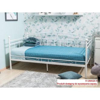  łóżka ŁÓŻKO ANKARA 90X200 BIAŁY ANKARAB2 Meble Signal - 1