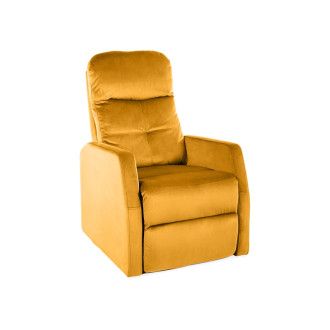  fotele FOTEL ROZKŁADANY ARES VELVET CURRY BLUVEL 68 ARESVCU Meble Signal - 1