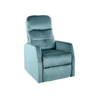  fotele FOTEL ROZKŁADANY ARES VELVET ZIELONY BLUVEL 78 ARESVZ Meble Signal - 1