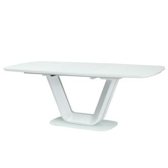  stoły STÓŁ ARMANI BIAŁY MAT 140(200)X90 ARMANIBB140 Meble Signal - 1