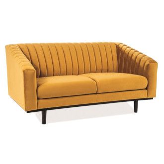  fotele SOFA ASPREY 2 VELVET BORDOWY BLUVEL 59 / WENGE ASPREY2VBO59 Meble Signal - 1