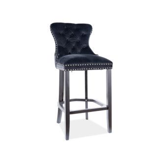  hokery HOKER AUGUST H-1 VELVET CZARNY STELAŻ/CZARNY BLUVEL 19 AUGUSTH1VCC Meble Signal - 1