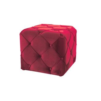  pufy PUF AVIVA K VELVET BORDOWY BLUVEL 59/ WENGE AVIVAKV59W Meble Signal - 1