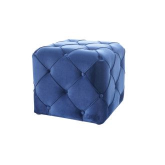  pufy PUF AVIVA K VELVET GRANATOWY BLUVEL 86/ WENGE AVIVAKV86W Meble Signal - 1