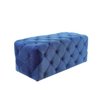  pufy PUF AVIVA VELVET GRANATOWY BLUVEL 86/ WENGE AVIVAV86W Meble Signal - 1