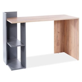  biurka BIURKO B-001 DĄB WOTAN / ANTRACYT B001DWAT Meble Signal - 1