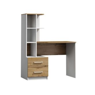  biurka BIURKO B-010 DĄB WOTAN / BIAŁY MAT B010DWBM Meble Signal - 1