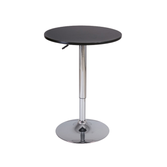  stoliki barowe STOLIK BAROWY B500 CZARNY/CHROM fi 60x68-91 B500C60 Meble Signal - 1