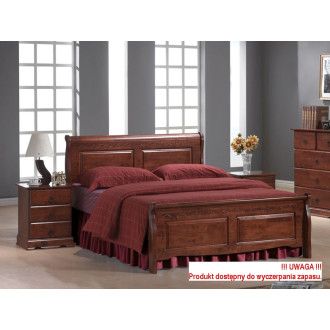  łóżka ŁÓŻKO BOSTON 2 OS. 160X200 ANTYCZNA CZEREŚNIA BOSTON2 Meble Signal - 1