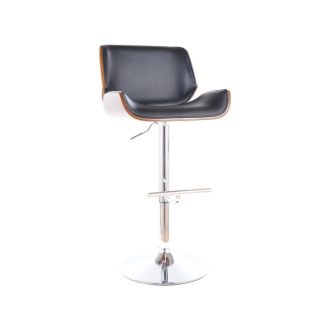  hokery HOKER C-405 CHROM CZARNY EKOSKÓRA C405CHCOR Meble Signal - 1