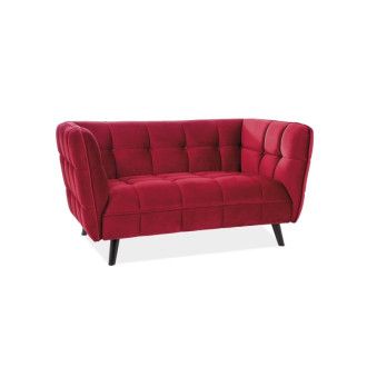  sofy SOFA CASTELLO 2 VELVET RÓŻ ANTYCZNY BLUVEL 52 / WENGE CASTELLO2V52 Meble Signal - 1