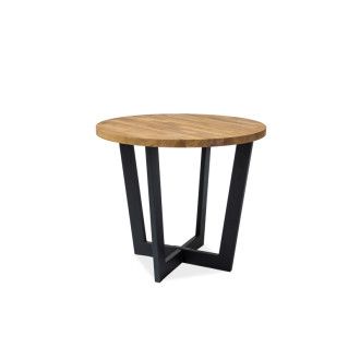  STÓŁ CONO LITY DĄB/CZARNY fi 90 CONOLDC90 Meble Signal 