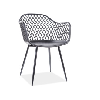 KRZESŁO CORRAL B CZARNY STELAŻ / CZARNY CORRALBCC