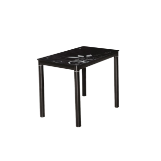  STÓŁ DAMAR CZARNY/CZARNY STELAŻ 100X60 DAMARC Meble Signal 