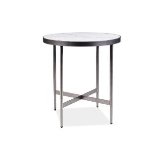  STOLIK DOLORES C BIAŁY (EFEKT MARMURU) / SZARY FI 50 DOLORESCBSZ Meble Signal 