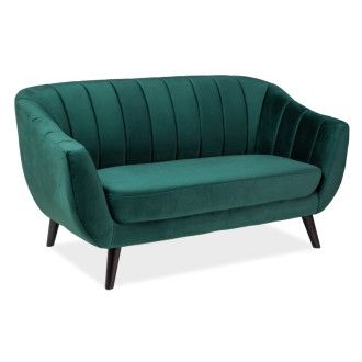  SOFA ELITE 2 VELVET ZIELONY BLUVEL 78 / WENGE (T) ELITE2V78Z Meble Signal 