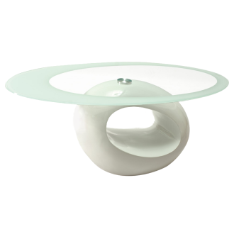  ŁAWA ETNA TRANSPARENTNY/BIAŁY LAKIER 110x60x45 ETNAB Meble Signal 