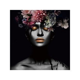  OBRAZ FLOWER WOMAN III 80X80 FLOWERWOMANIII80 Meble Signal 