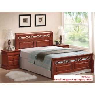  ŁÓŻKO GENEWA 160X200 ANTYCZNA CZEREŚNIA GENEWA1 Meble Signal 