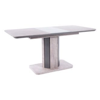  STÓŁ HEXON SZARY EFEKT BETONU / GRAFIT 120(160)X80 HEXONSZGR120 Meble Signal 