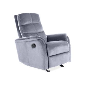  FOTEL ROZKŁADANY JOWISZ VELVET SZARY BLUVEL 14 JOWISZVSZ Meble Signal 