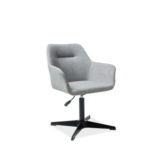 KRZESŁO KUBO CZARNY/SZARY TAP.81 KUBOSZ