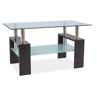  ŁAWA LISA III TRANSP./VENGE 110X60X60 LISA3TV Meble Signal 