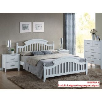  ŁÓŻKO LIZBONA 160X200 KOLOR BIAŁY LIZBONA Meble Signal 