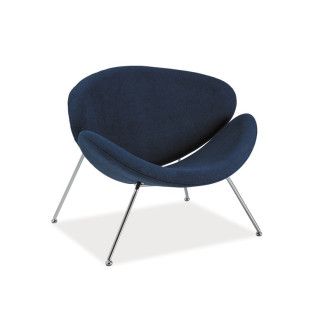  FOTEL MAJOR NIEBIESKI / CHROM MAJORTNIE Meble Signal 